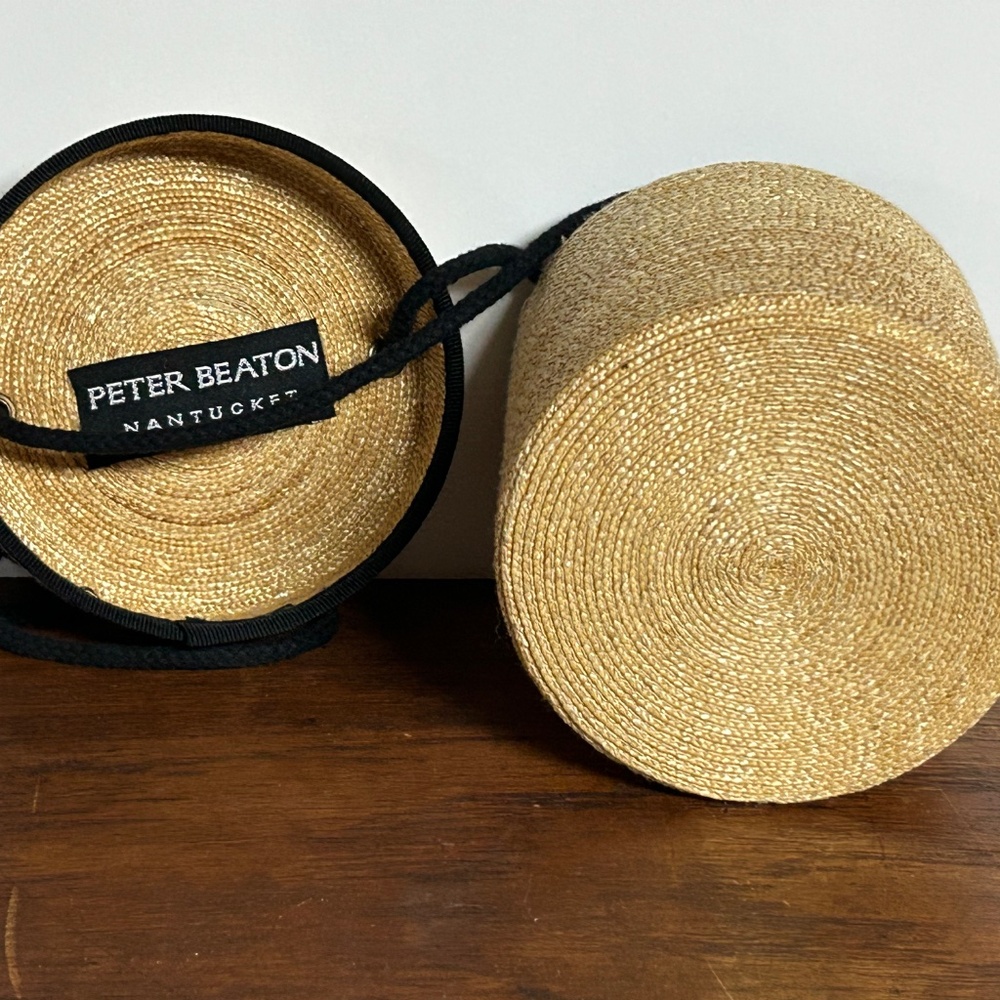 Peter Beaton Leghorn Straw Bag - Picture 5 of 8